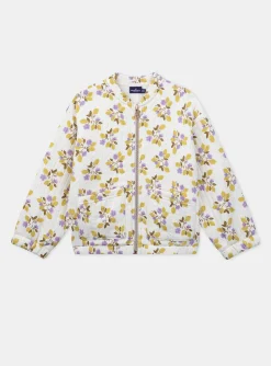 Sergent Major Pull, Gilet & Cardigan-Teddy à fleurs en tubique