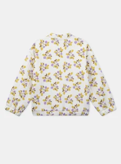 Sergent Major Pull, Gilet & Cardigan-Teddy à fleurs en tubique