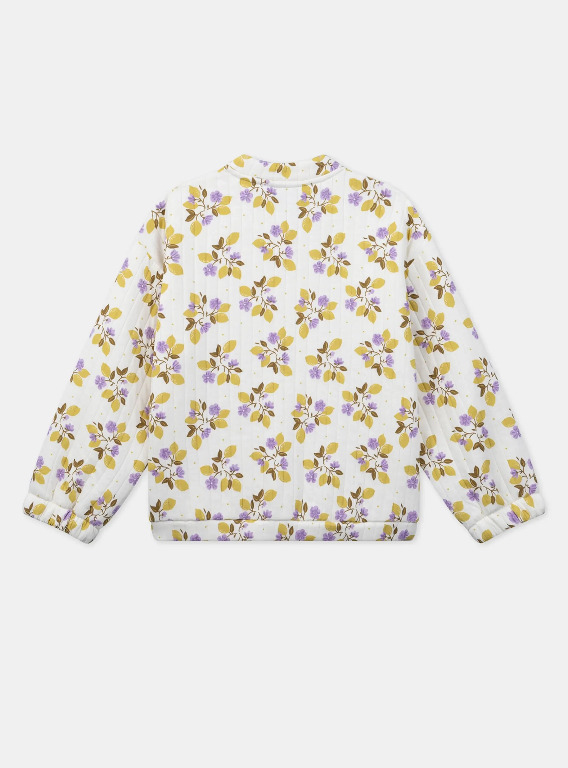 Sergent Major Pull, Gilet & Cardigan-Teddy à fleurs en tubique