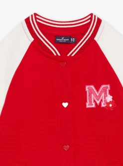 Sergent Major Pull, Gilet & Cardigan-Teddy rouge et blanc en tubic