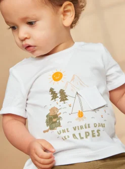 Sergent Major Chemise, T-shirt & Polo-Tee Shirt Ecru