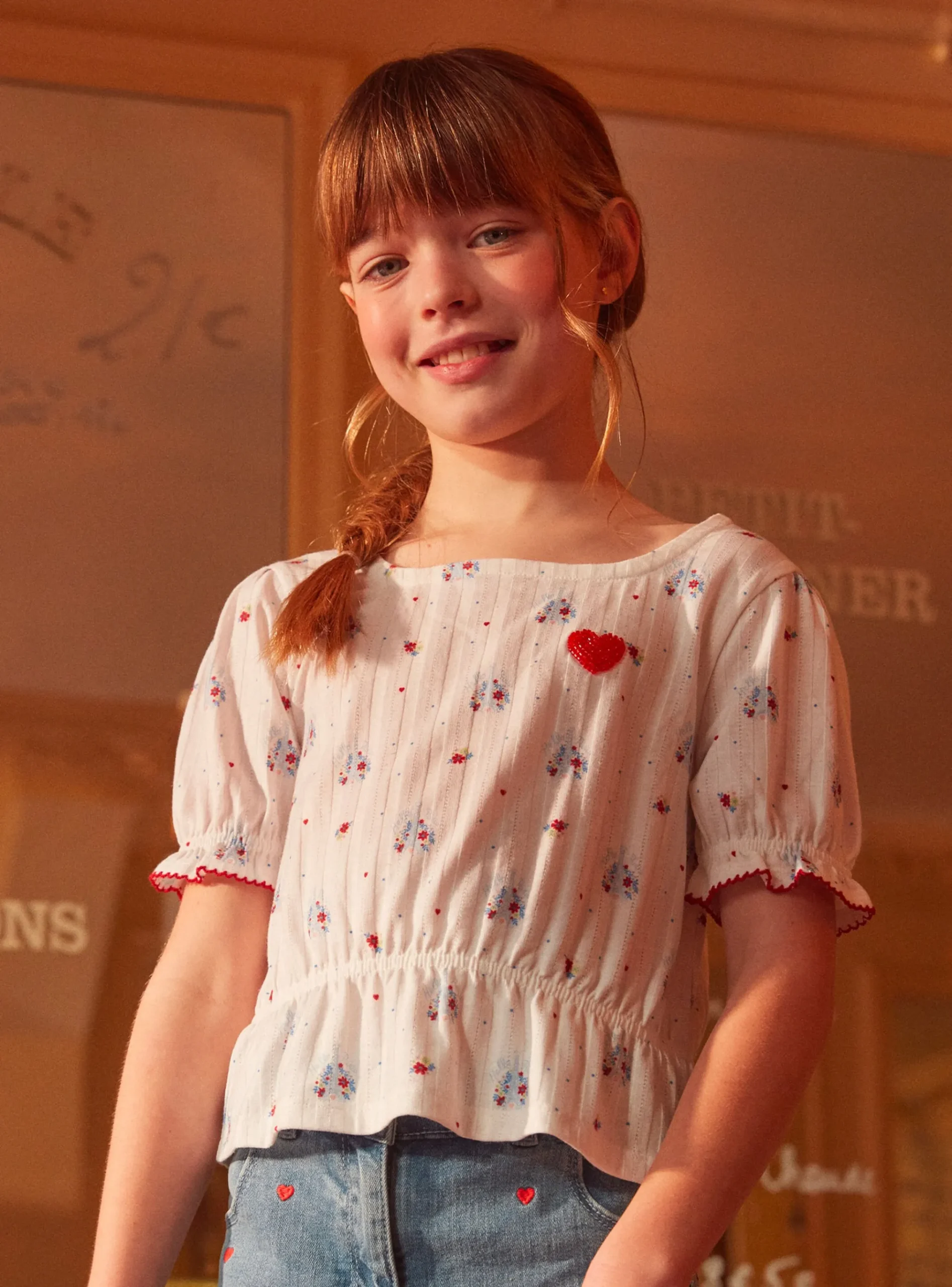 Sergent Major Blouse & T-shirt-Tee Shirt Manches Courtes Ecru