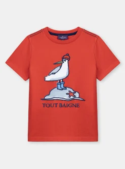 Sergent Major T-shirt & Polo-Tee Shirt Manches Courtes Rouge