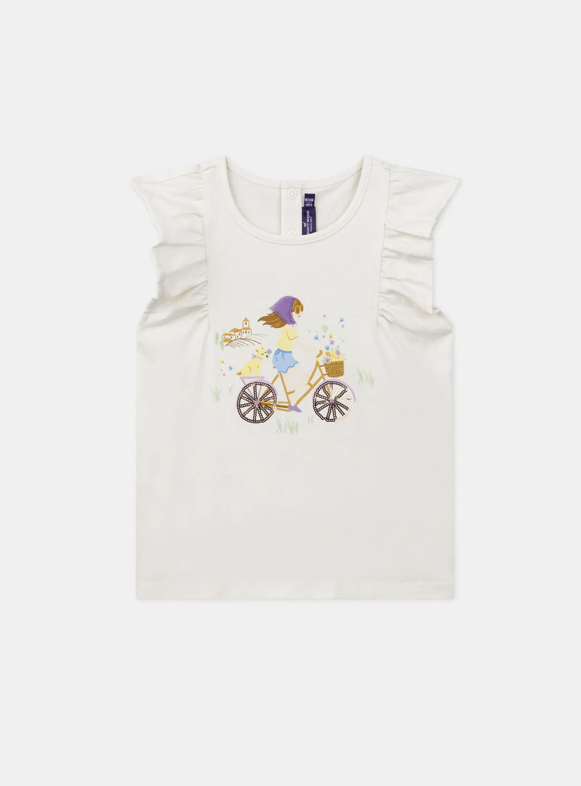 Sergent Major Blouse & T-shirt-Tee Shirt Manches Courtes Beige