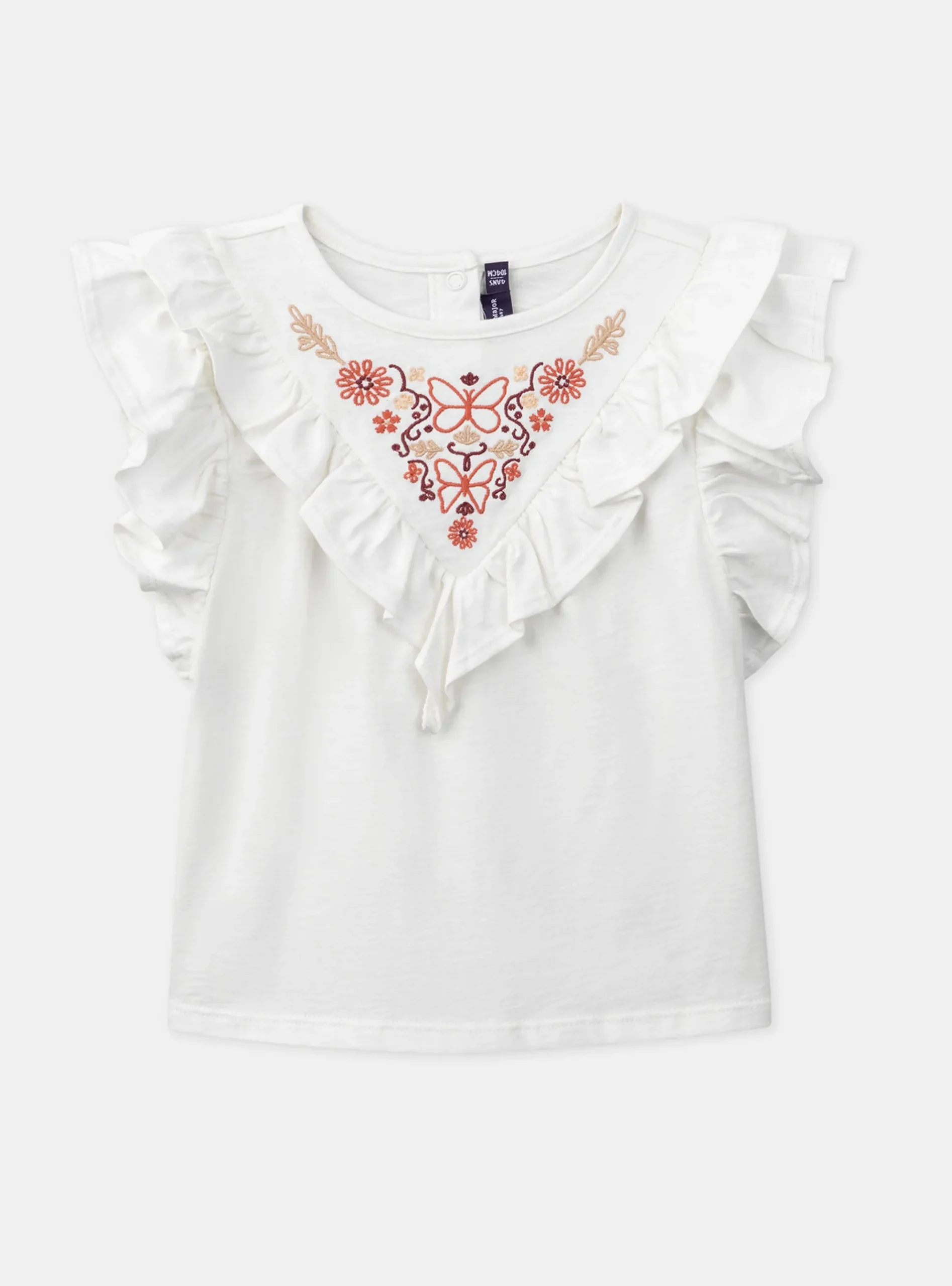 Sergent Major Blouse & T-shirt-Tee Shirt Manches Courtes Ecru