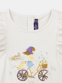 Sergent Major Blouse & T-shirt-Tee Shirt Manches Courtes Beige