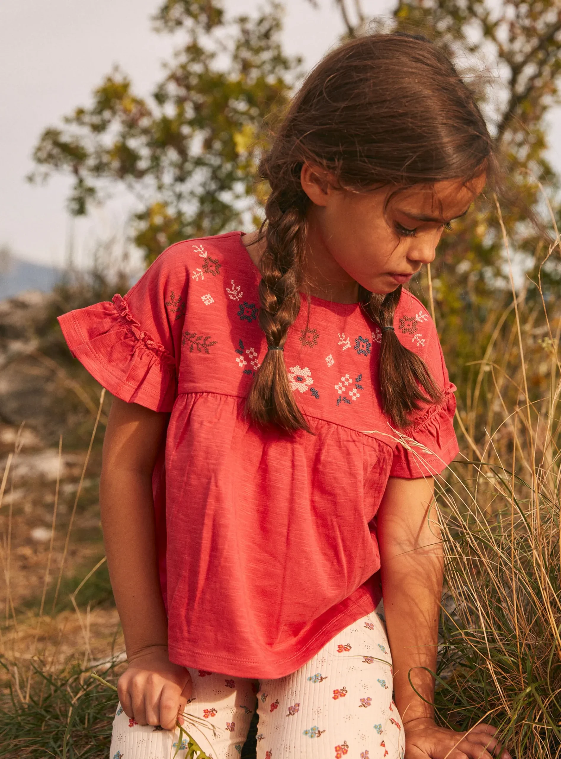 Sergent Major Blouse & T-shirt-Tee Shirt Manches Courtes Rouge