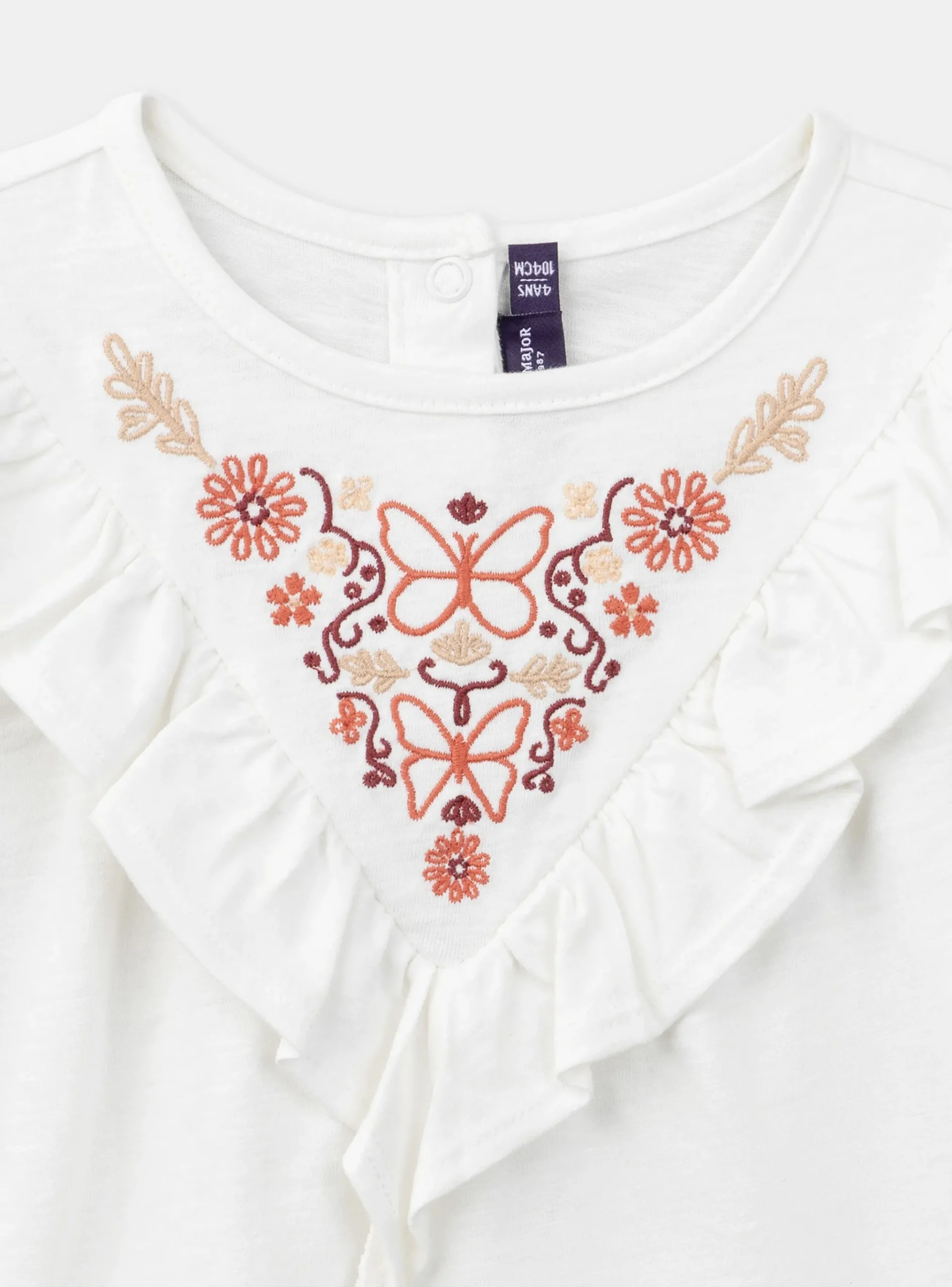 Sergent Major Blouse & T-shirt-Tee Shirt Manches Courtes Ecru