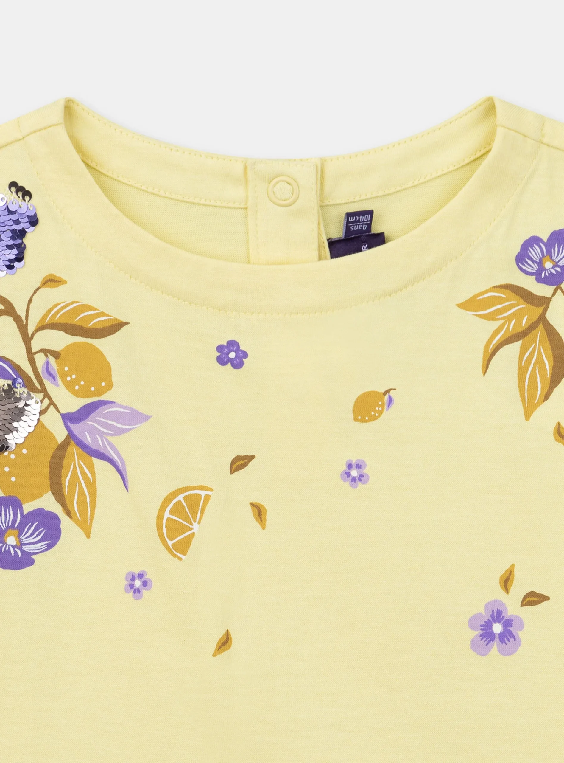 Sergent Major Blouse & T-shirt-Tee Shirt Manches Courtes Jaune