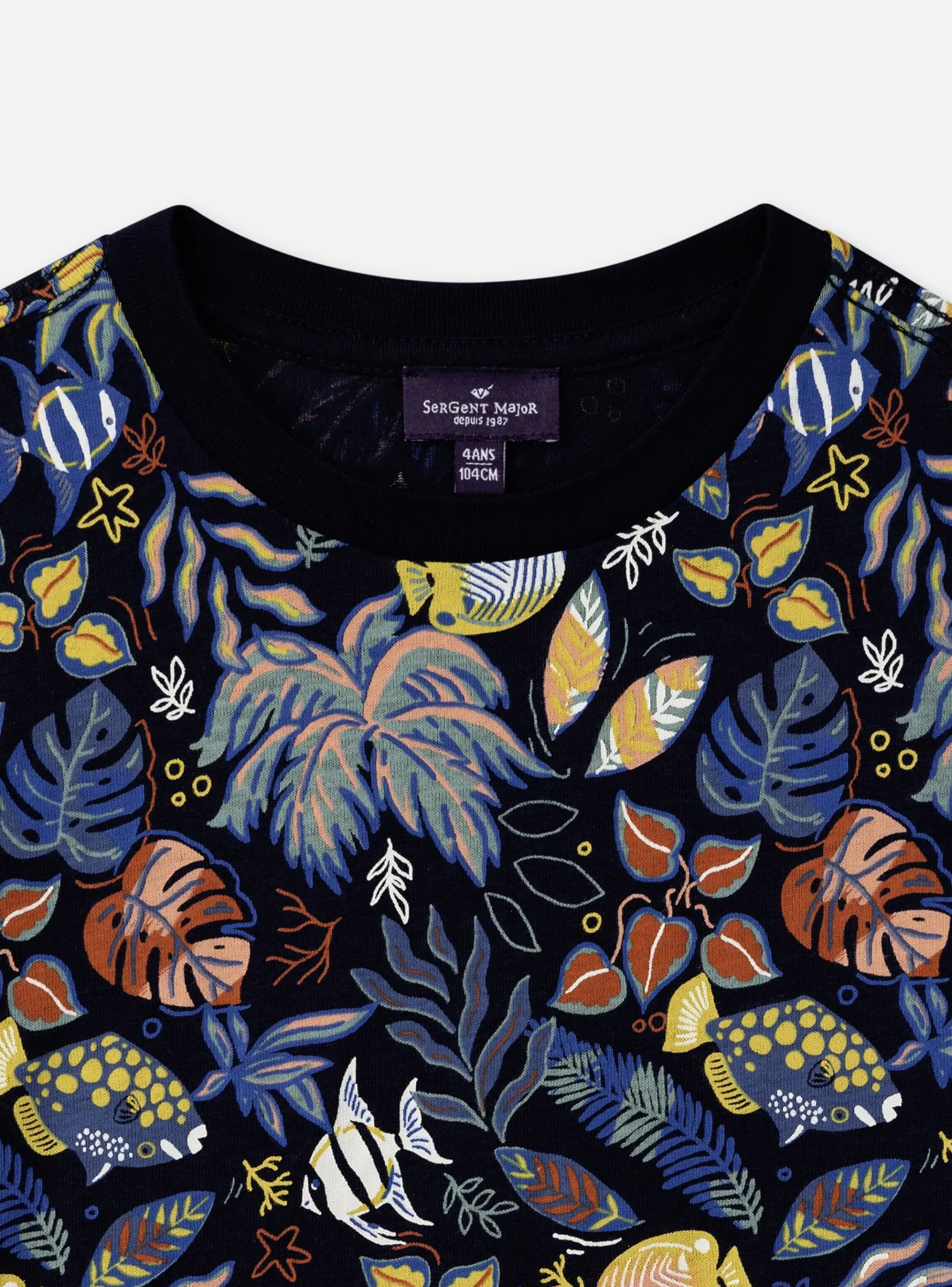 Sergent Major T-shirt & Polo-Tee Shirt Manches Courtes Bleu