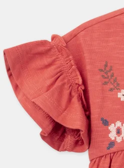 Sergent Major Blouse & T-shirt-Tee Shirt Manches Courtes Rouge