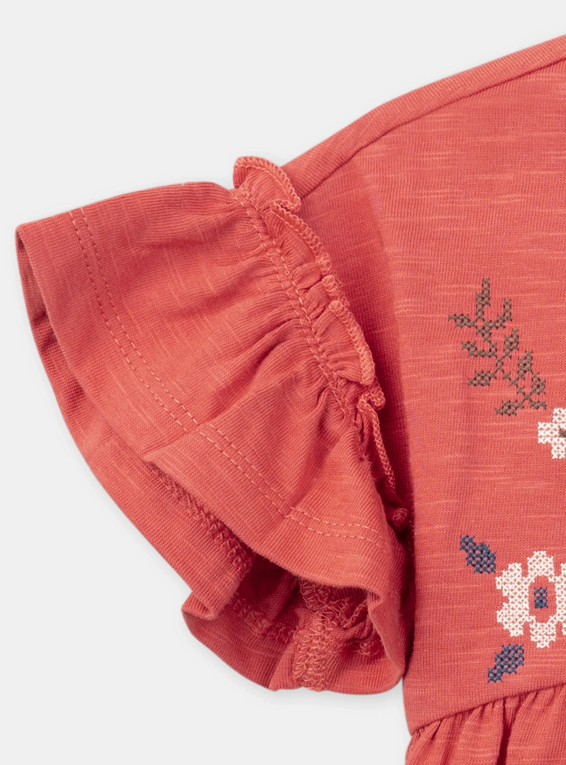 Sergent Major Blouse & T-shirt-Tee Shirt Manches Courtes Rouge