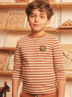 Sergent Major T-shirt & Polo-Tee Shirt Manches Longues Marron
