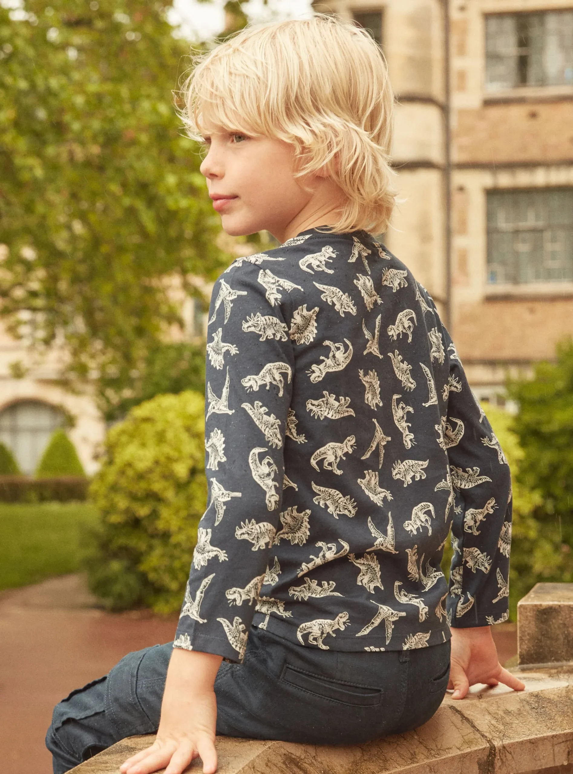 Sergent Major T-shirt & Polo-Tee Shirt Manches Longues Bleu nuit
