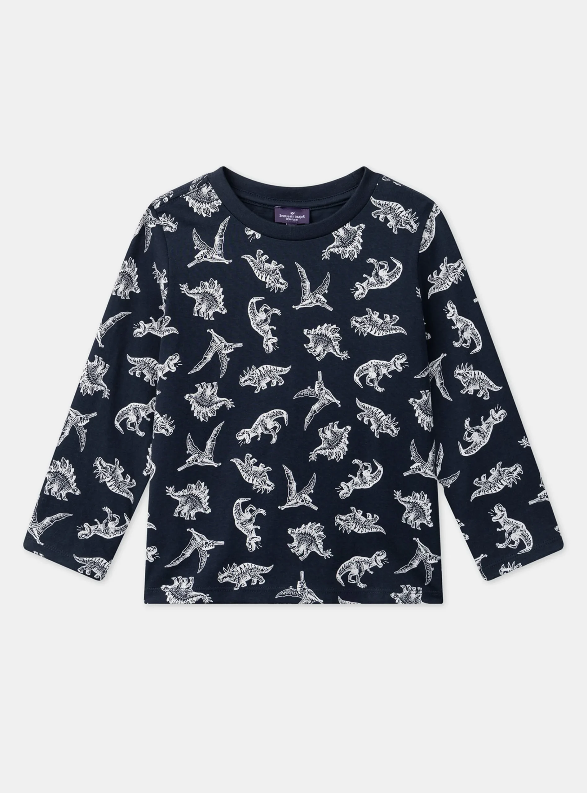 Sergent Major T-shirt & Polo-Tee Shirt Manches Longues Bleu nuit