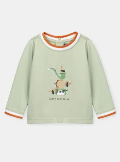 Sergent Major Chemise, T-shirt & Polo-Tee Shirt Manches Longues Vert