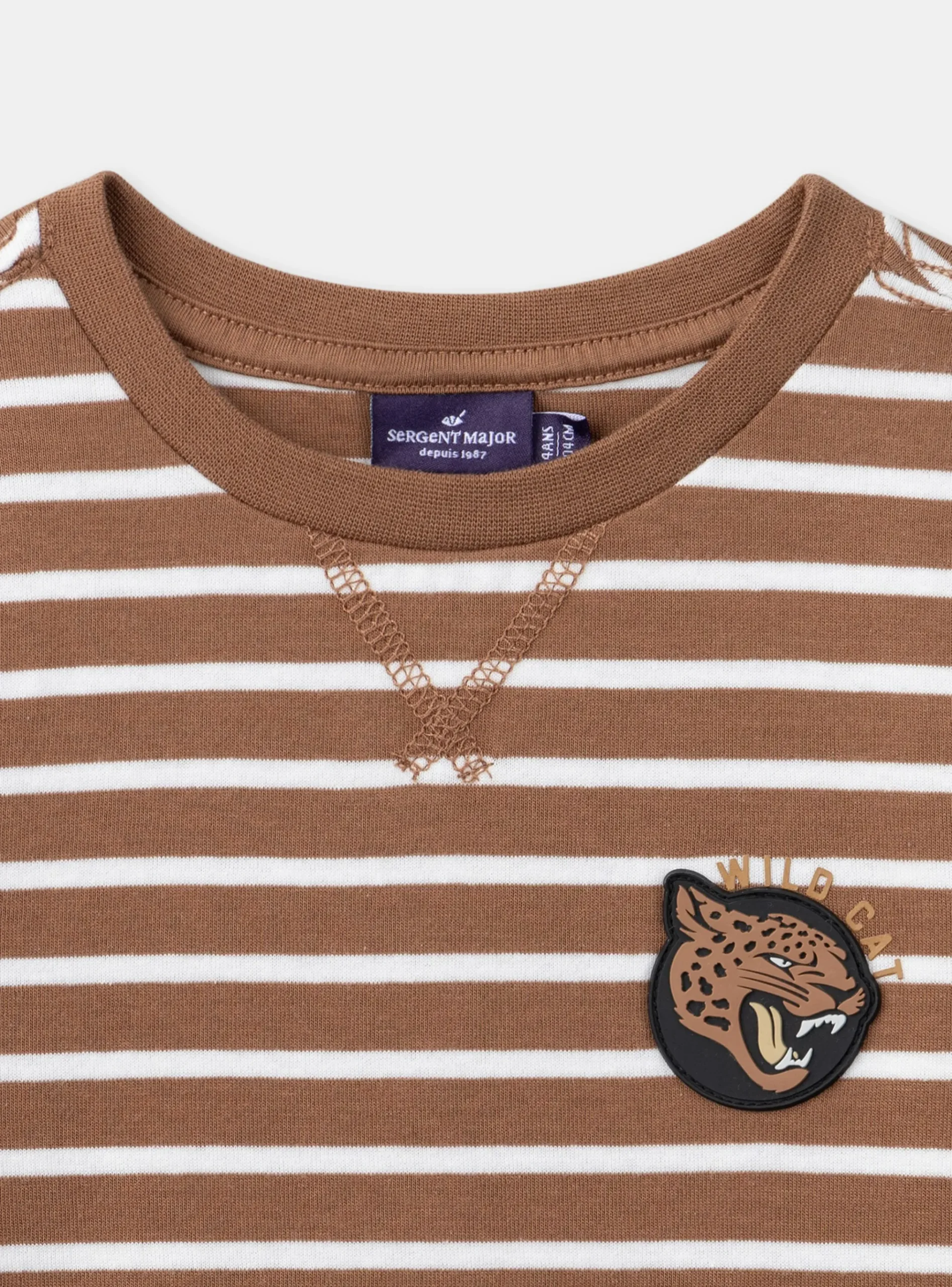 Sergent Major T-shirt & Polo-Tee Shirt Manches Longues Marron