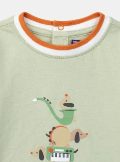Sergent Major Chemise, T-shirt & Polo-Tee Shirt Manches Longues Vert