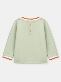 Sergent Major Chemise, T-shirt & Polo-Tee Shirt Manches Longues Vert