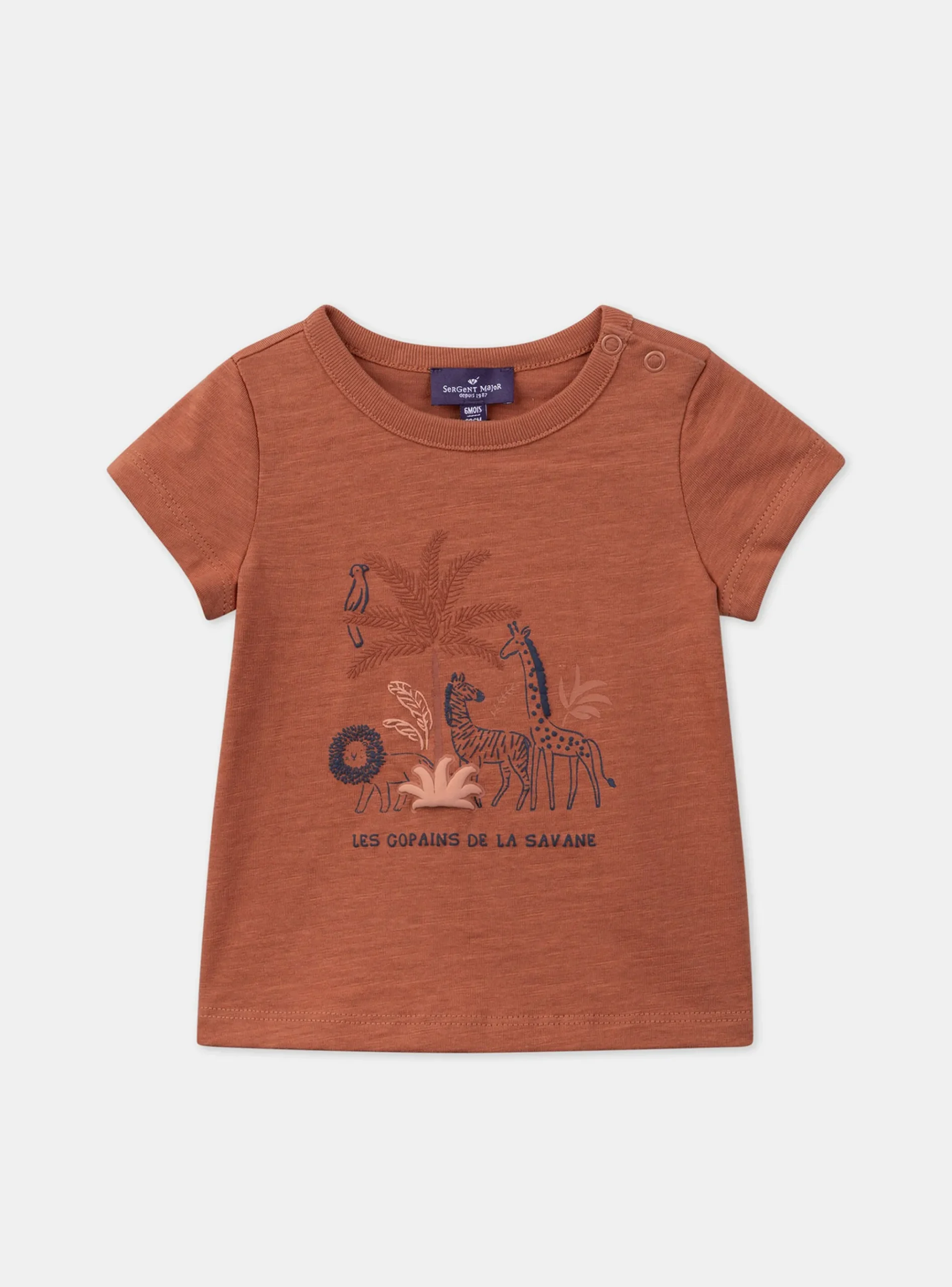 Sergent Major Chemise, T-shirt & Polo-Tee Shirt Orange