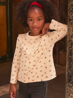 Sergent Major Blouse & T-shirt-T-shirt à fleurs