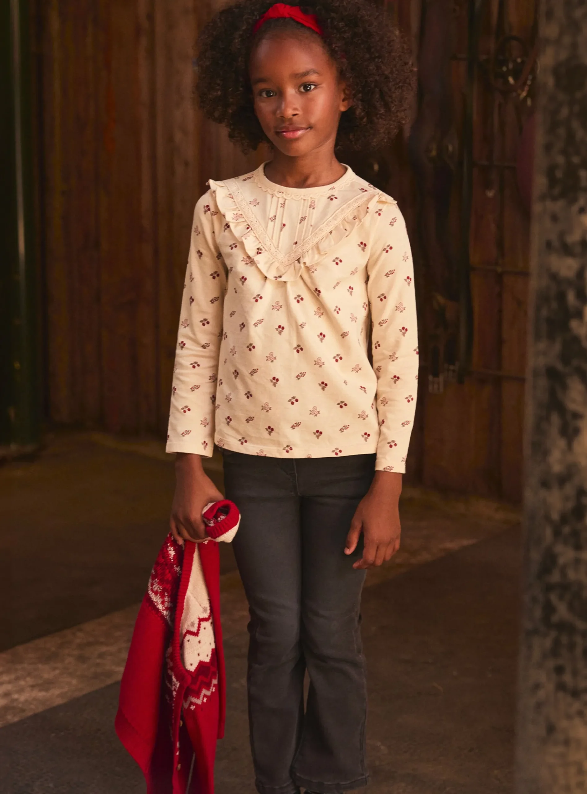 Sergent Major Blouse & T-shirt-T-shirt à fleurs