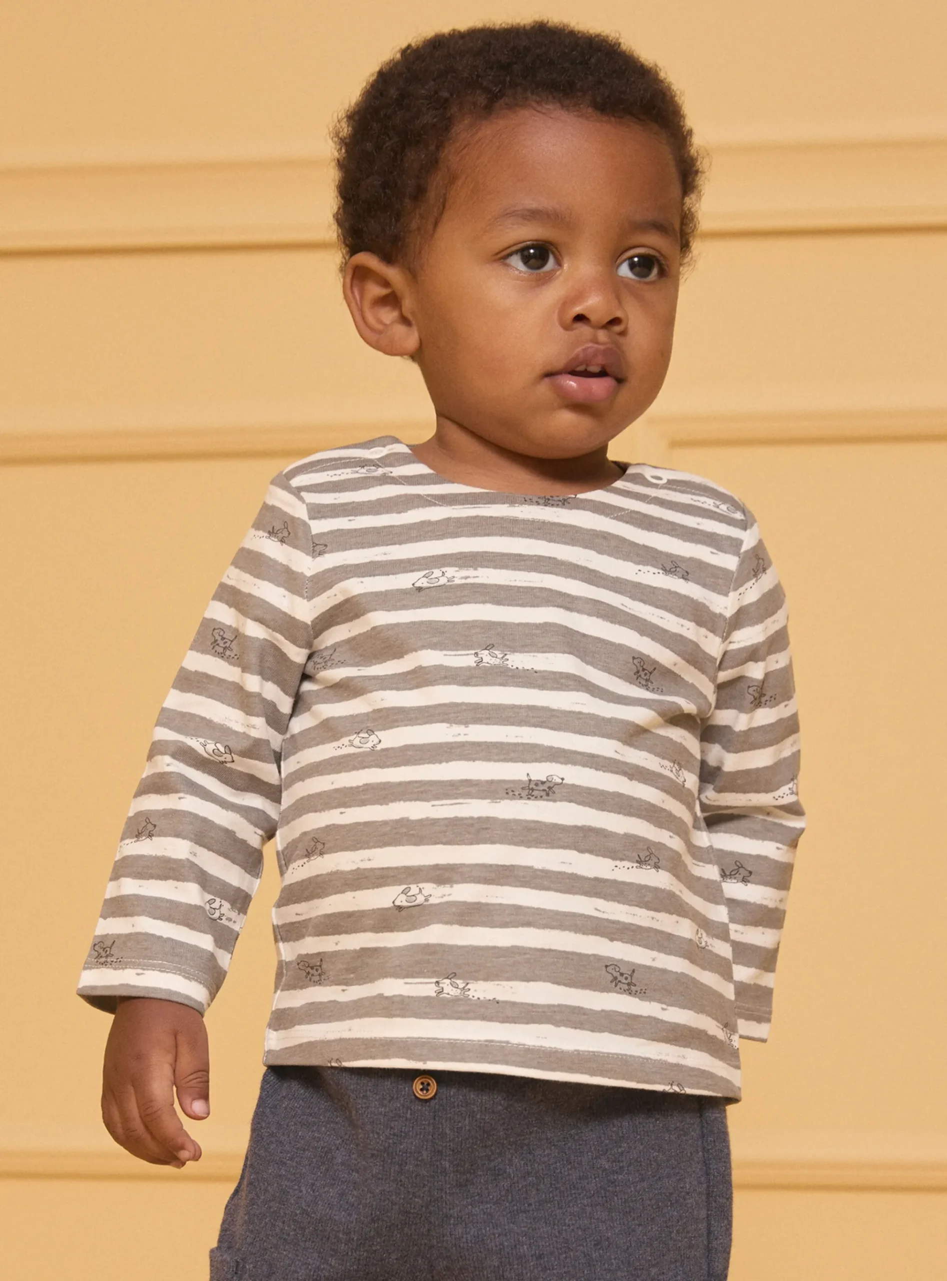 Sergent Major Chemise, T-shirt & Polo-Tshirt à manches longues rayé