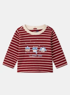 Sergent Major Chemise, T-shirt & Polo-Tshirt à manches longues rayé