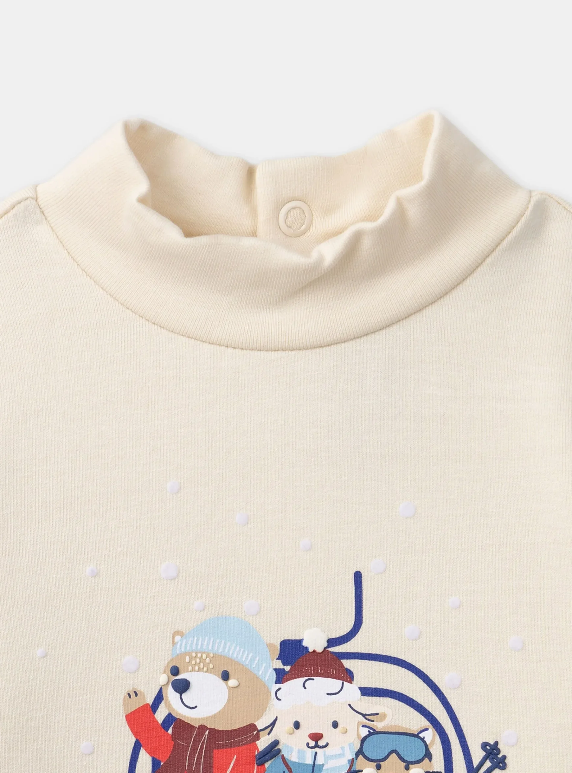 Sergent Major Chemise, T-shirt & Polo-Tshirt à manches longues col montant