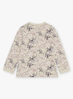Sergent Major T-shirt & Polo-T-shirt beige &agrave; imprim&eacute; dinosaures