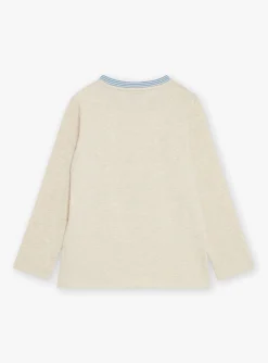 Sergent Major T-shirt & Polo-T-shirt beige &agrave; motif animaux pr&eacute;historiques