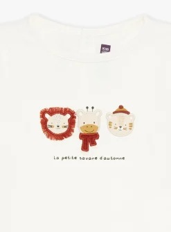 Sergent Major Chemise, T-shirt & Polo-T-shirt &eacute;cru &agrave; manches courtes