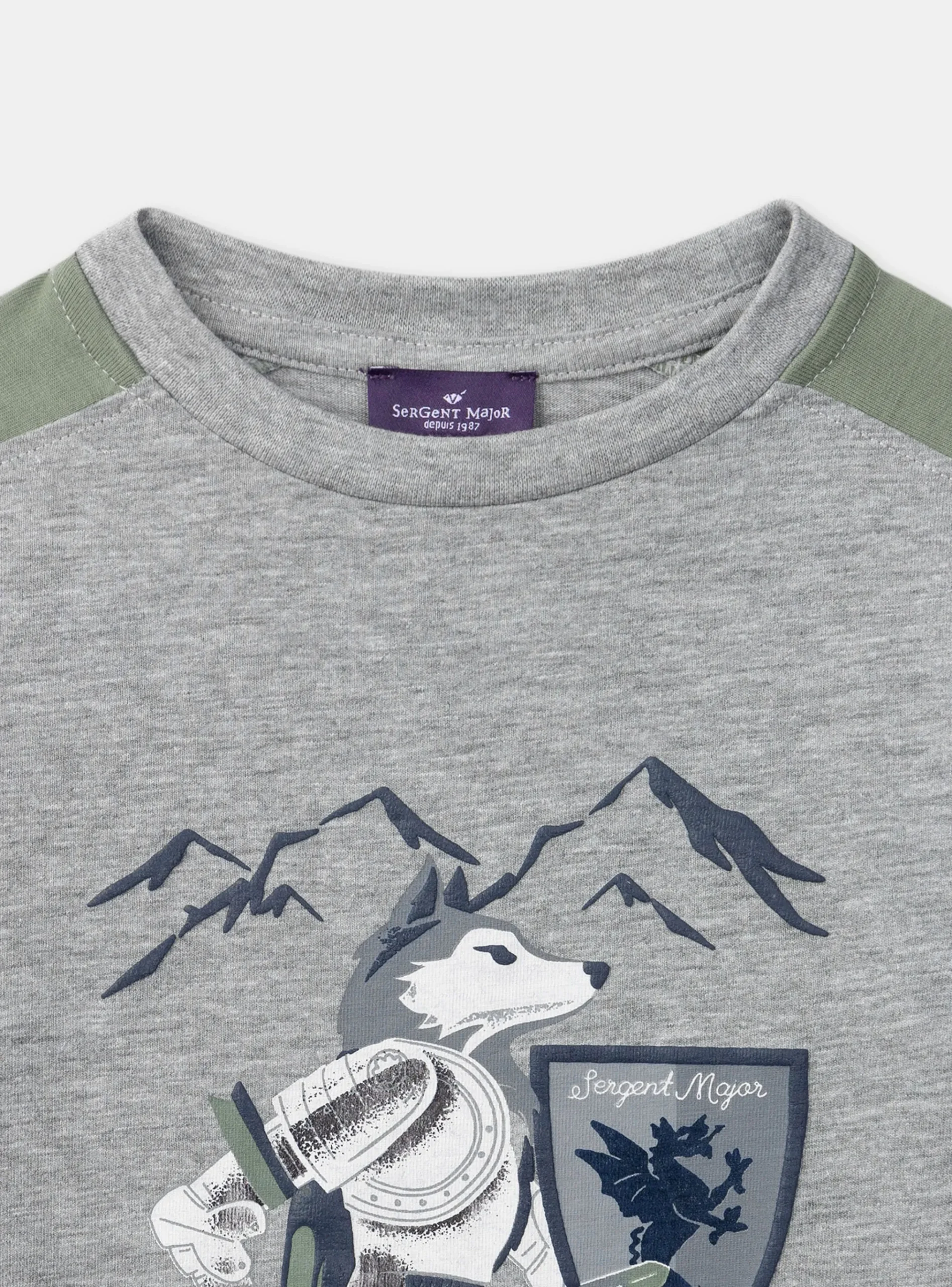 Sergent Major T-shirt & Polo-T-shirt Gris Chevalier