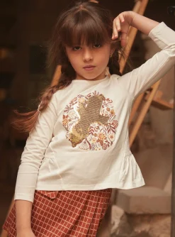 Sergent Major Blouse & T-shirt-T-shirt manches longues à sequins