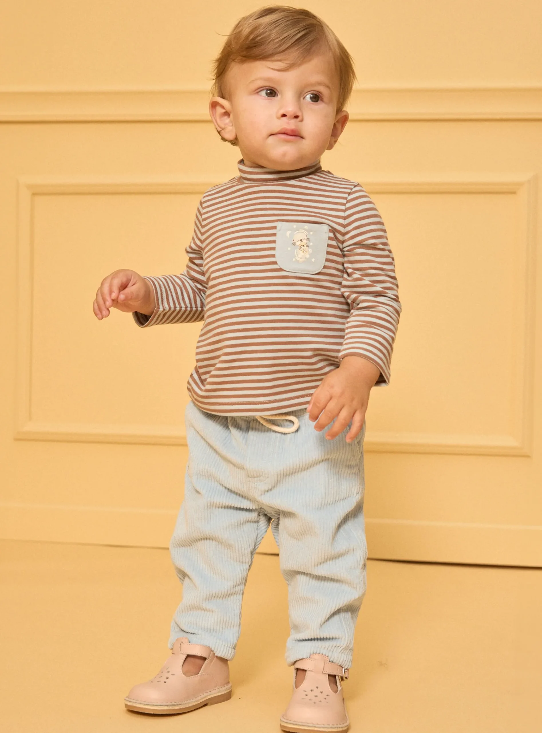 Sergent Major Chemise, T-shirt & Polo-Tshirt manches longues à col montant