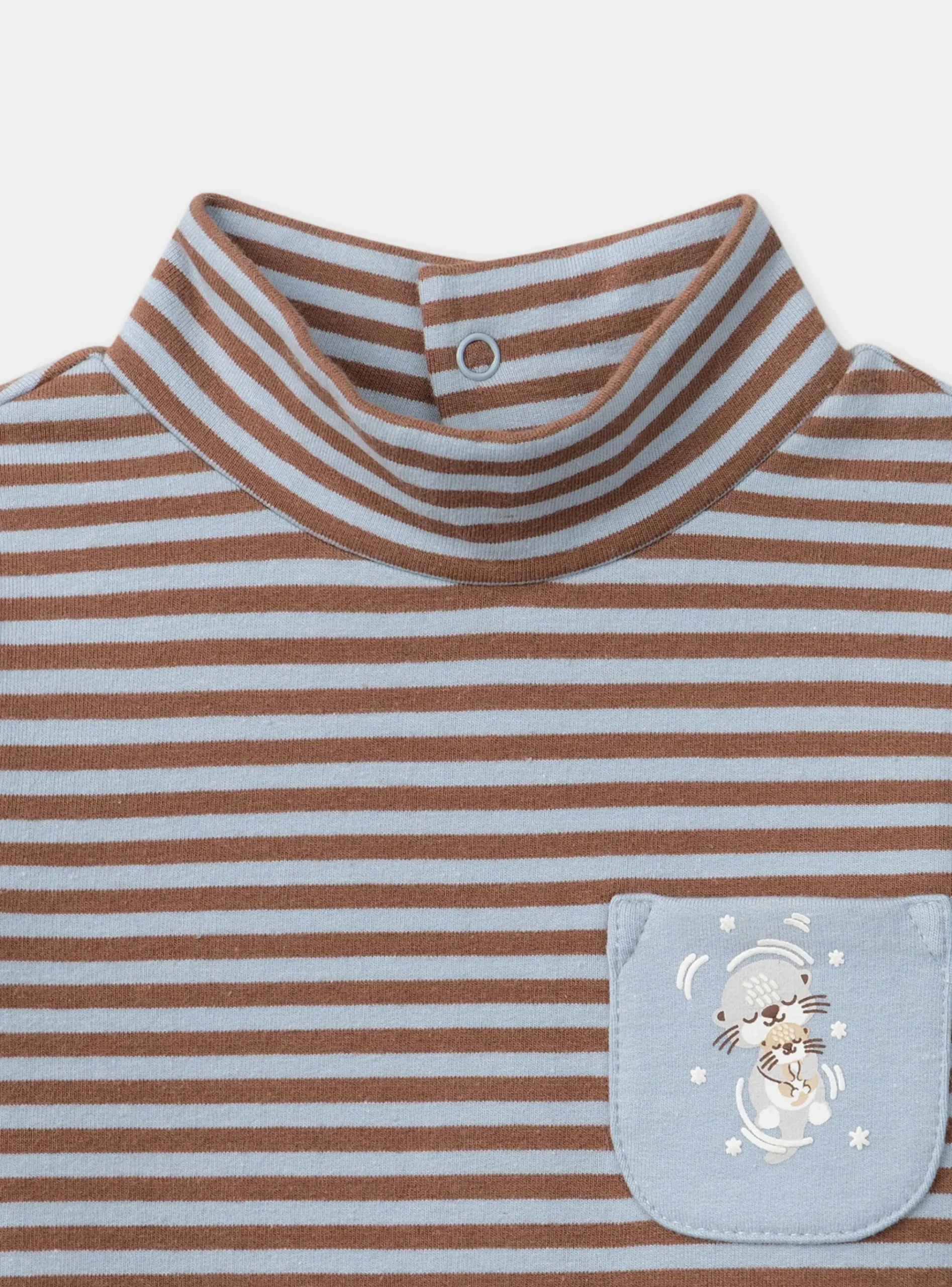 Sergent Major Chemise, T-shirt & Polo-Tshirt manches longues à col montant