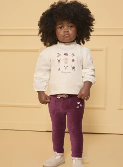 Sergent Major T-shirt & Blouse-Tshirt manches longues avec manches bouffantes
