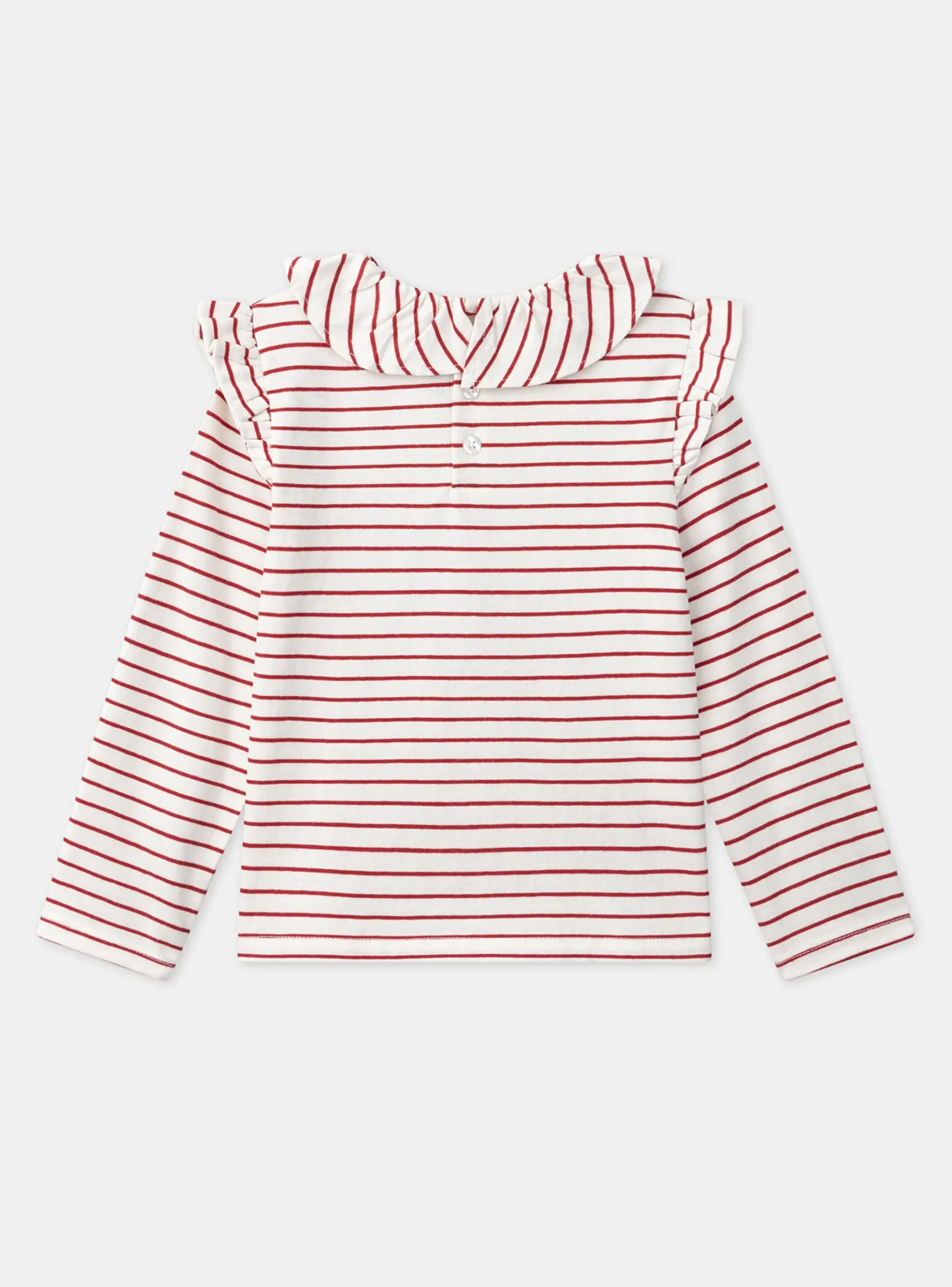 Sergent Major Blouse & T-shirt-T-shirt marinière à volants