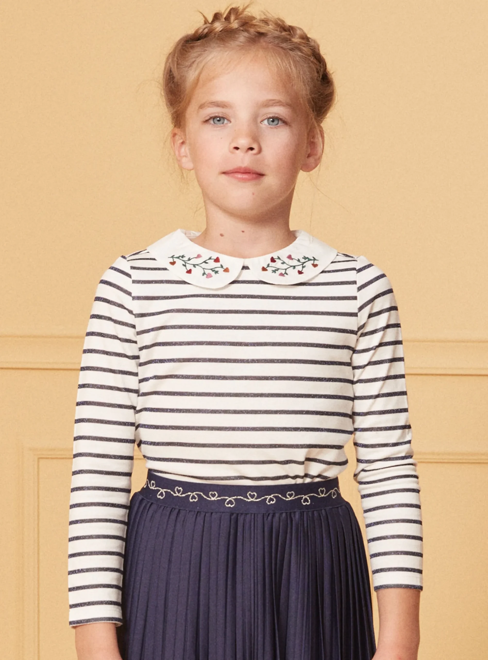 Sergent Major Blouse & T-shirt-T-shirt marinière bleu
