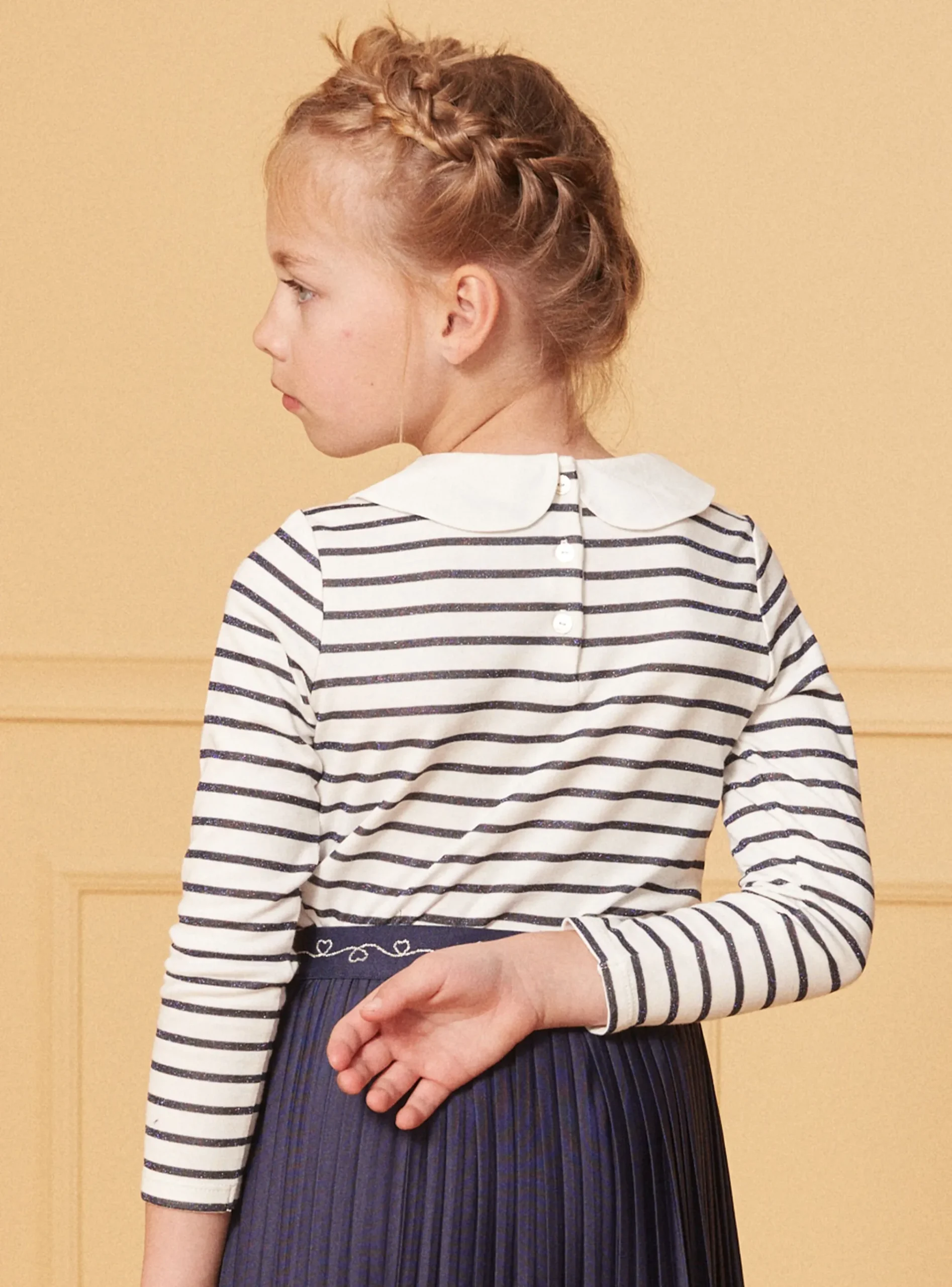 Sergent Major Blouse & T-shirt-T-shirt marinière bleu