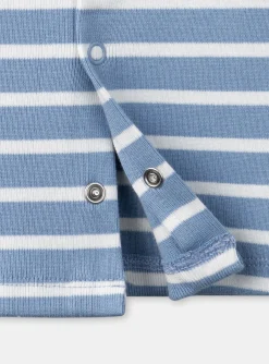 Sergent Major Chemise, T-shirt & Polo-T-shirt marini&egrave;re bleu pastel et &eacute;cru