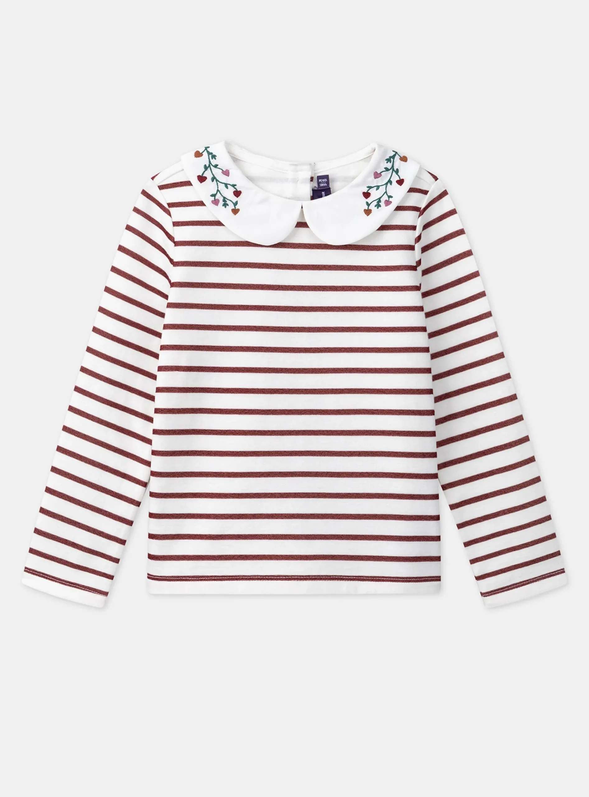 Sergent Major Blouse & T-shirt-T-shirt marinière rouge