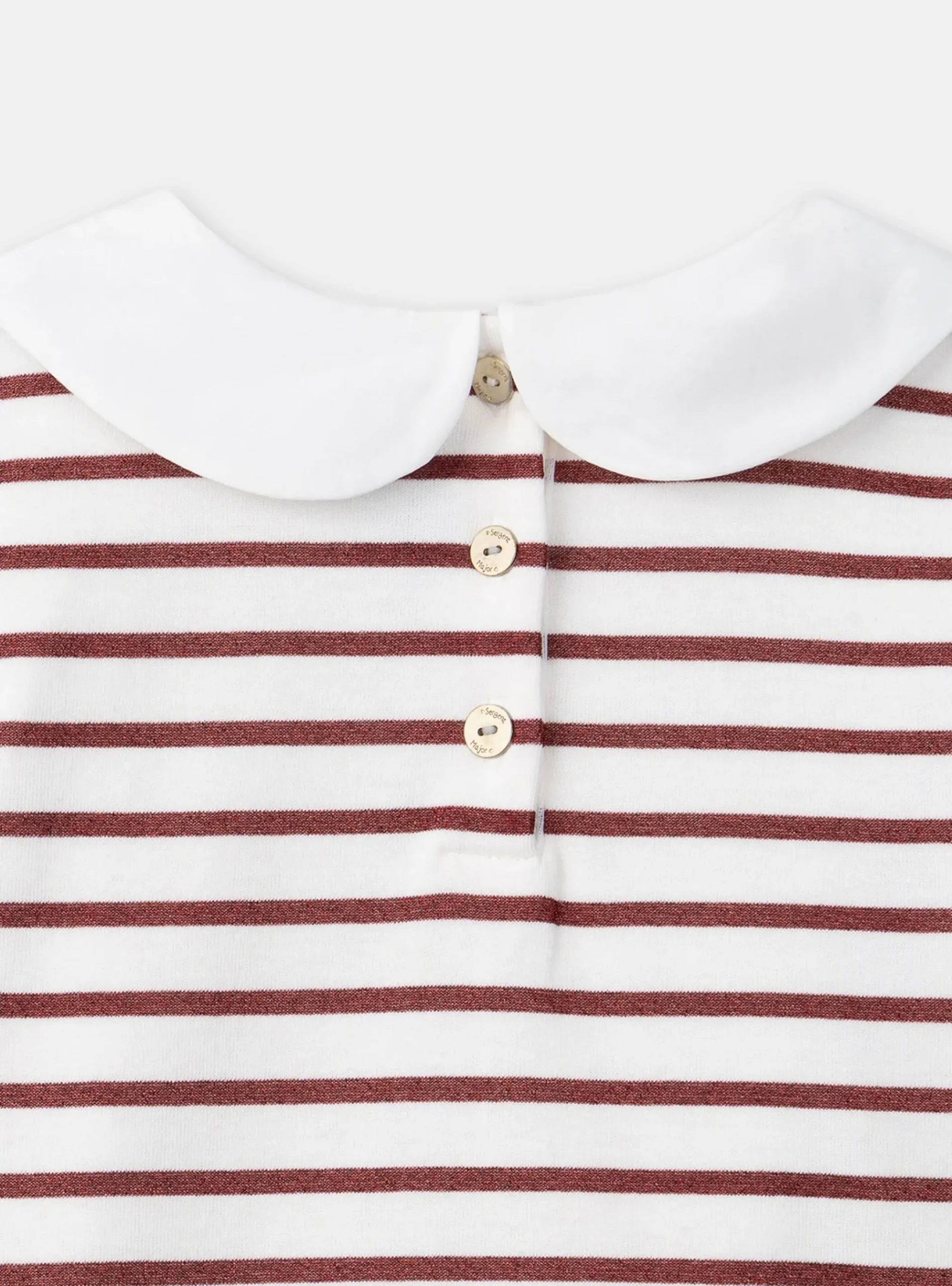 Sergent Major Blouse & T-shirt-T-shirt marinière rouge