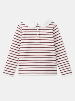 Sergent Major Blouse & T-shirt-T-shirt marinière rouge
