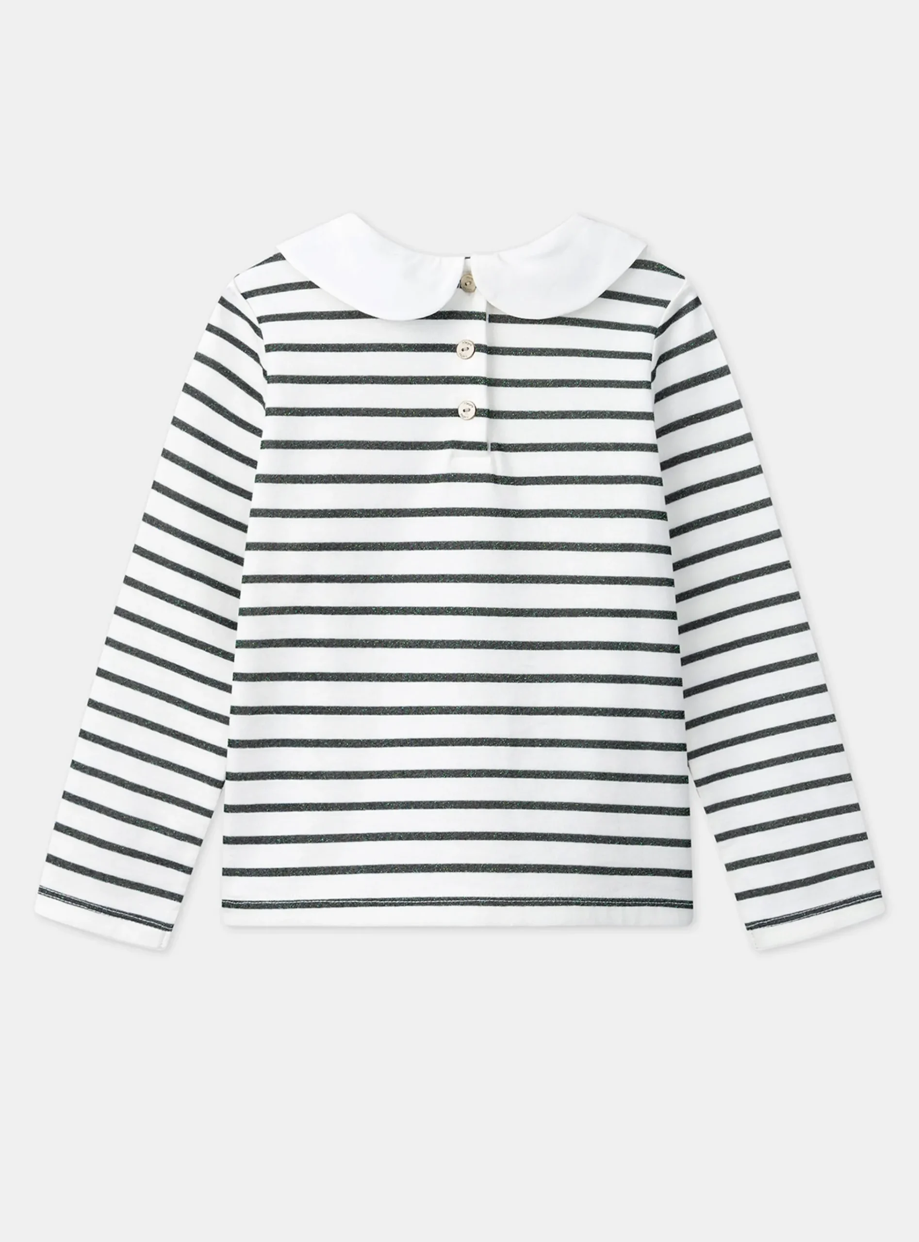 Sergent Major Blouse & T-shirt-T-shirt marinière vert