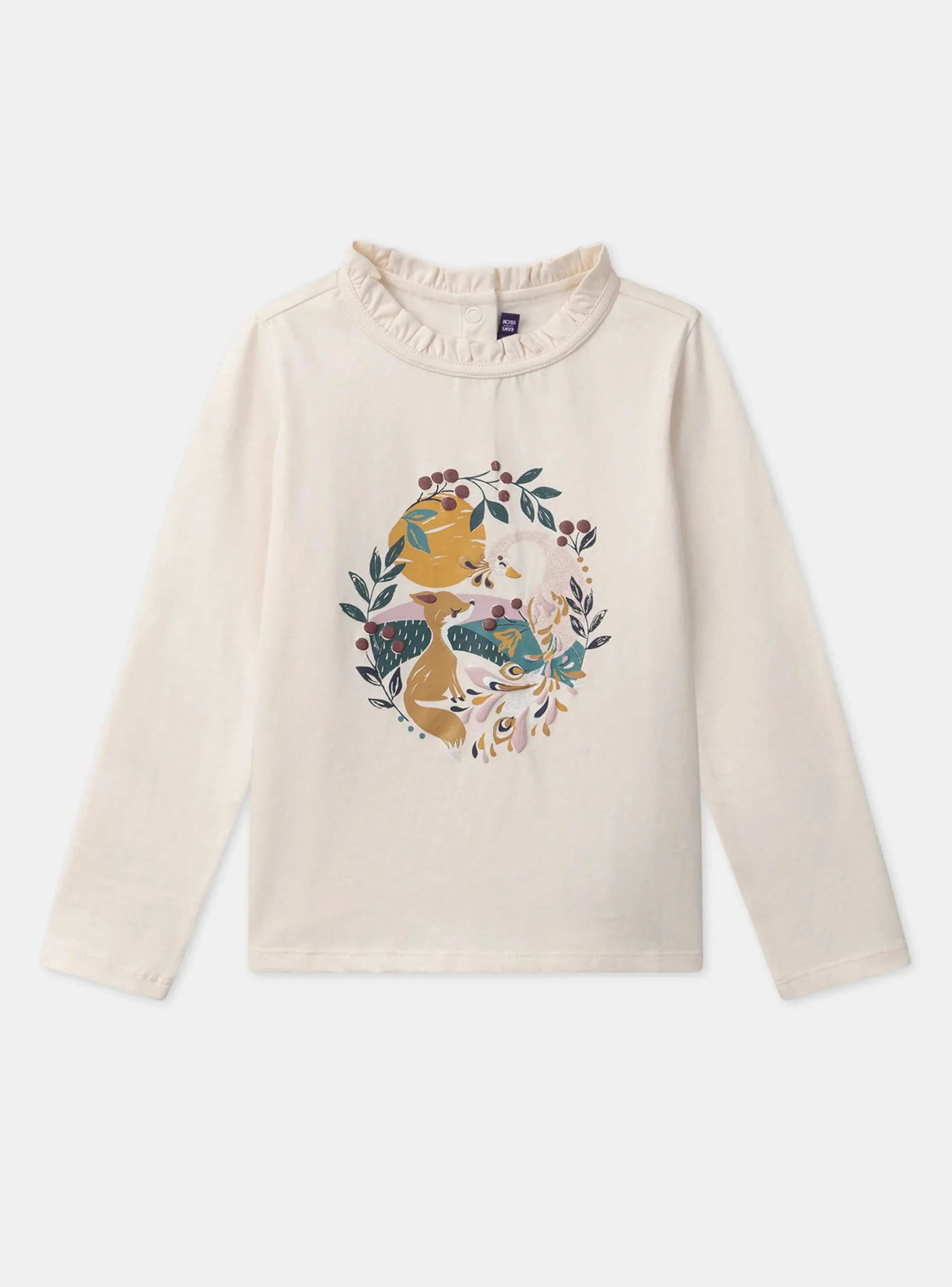 Sergent Major Blouse & T-shirt-T-shirt paon et renard