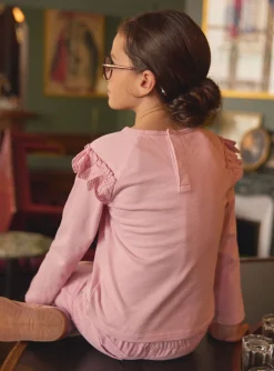 Sergent Major Blouse & T-shirt-T-shirt rose amour