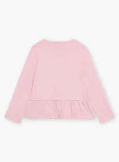 Sergent Major Blouse & T-shirt-T-shirt rose barbapapa &agrave; volants