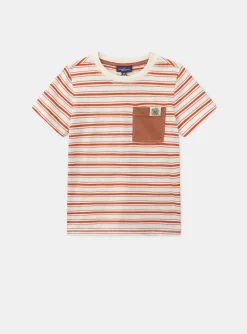Sergent Major T-shirt & Polo-T-shirt terracotta à poche