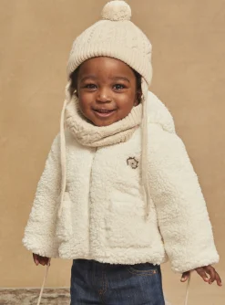 Sergent Major Manteau, Parka & Veste-Veste à capuche blanc crème